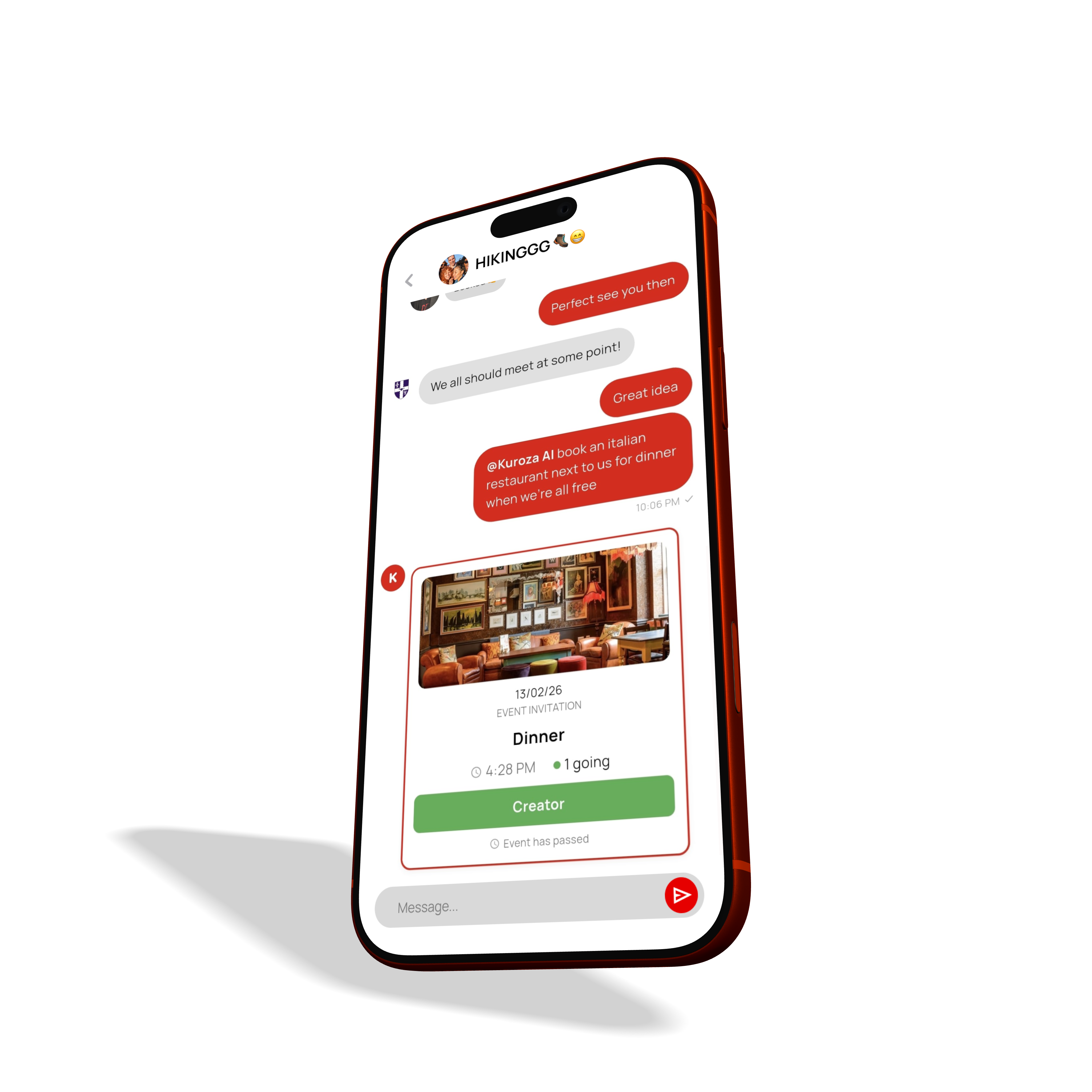 Kuroza phone app preview