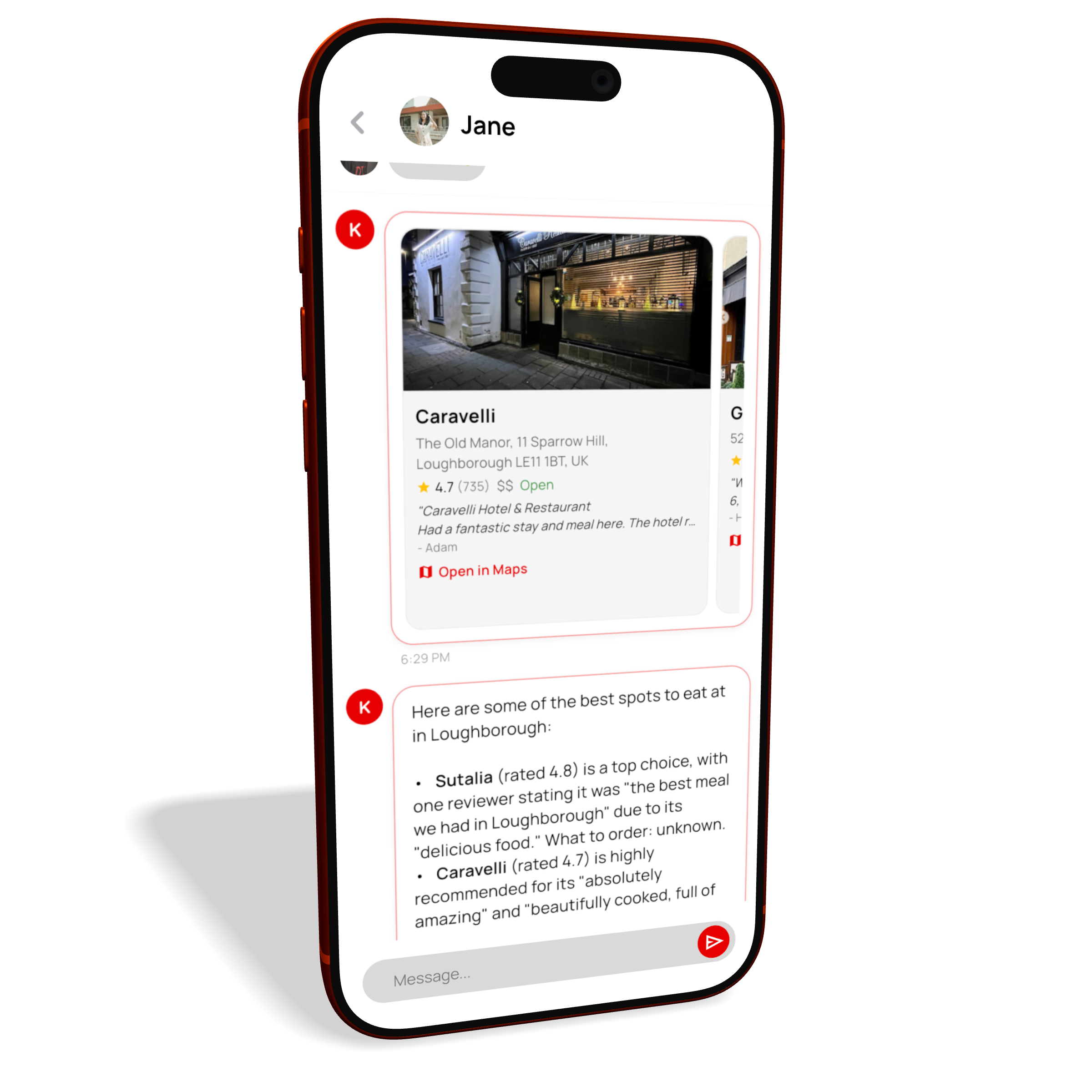 Real-time location suggestions in Kuroza